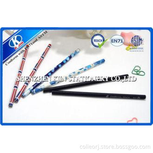 Customized Logo Printing Cylindrical Recycled Paper Pencils